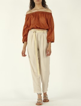 BLUSA CECILIA MCO COGNAC