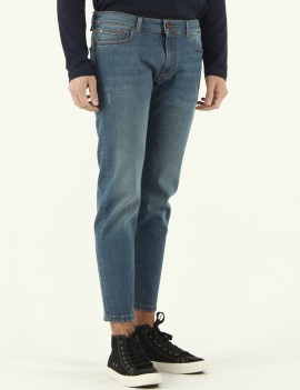 JEANS LUCAS 12OZ DARK USED