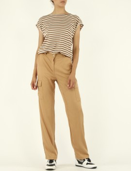 T-SHIRT KRISMA JCOR CREMA