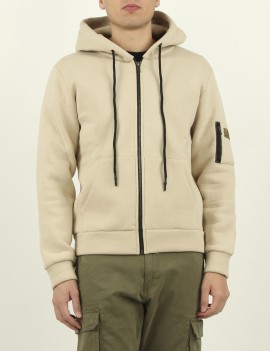 FELPA ZP PRINX CO1 AVORIO