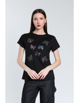 T-SHIRT IRIS JCOSW NERO...