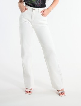 JEANS GALE 10OZ BIANCO