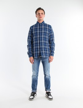 CAMICIA KRON TCOS INDACO