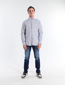 CAMICIA PARKS TLIR BIANCO BLU