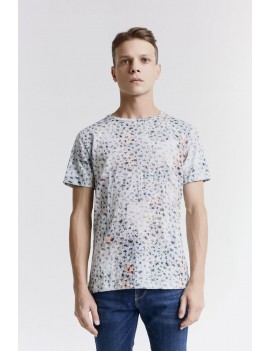T-SHIRT CROWN JCOF BLU
