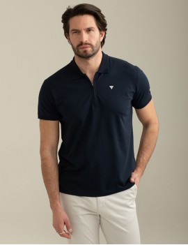 POLO 15QU ZP JCO BLU