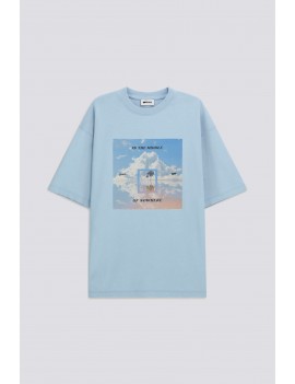 T-SHIRT OPTIMISM JCO AZZURRO