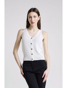 GILET MI140 JVI BIANCO