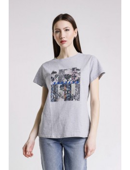 T-SHIRT APPE JCOP08 GRIGIO LG