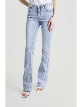 JEANS MONICA UP 10OZ BLEACHED