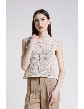 PULL SM PITRI 5CO ECRU