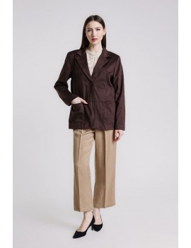 BLAZER AMON ECOSUED MORO
