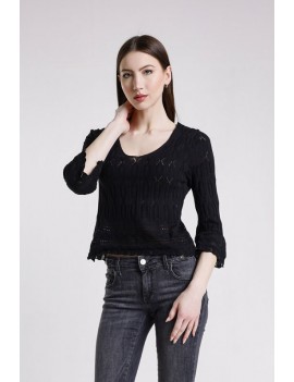 PULL V KRIKA 5CO NERO