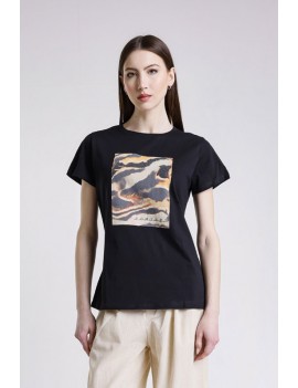 T-SHIRT APPE JCOP03 NERO 