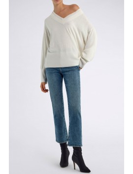 PULL V JULIETA 12CO BIANCO OFF