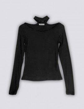 T-SHIRT ML 3823 JVI NERO