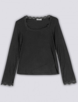 T-SHIRT ML 3858 JVI NERO