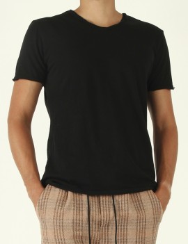 T-SHIRT V GARY JCO NERO