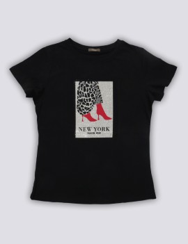 T-SHIRT APPEL JCOP1 NERO