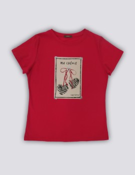 T-SHIRT APPEL JCOP2 ROSSO