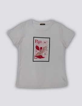 T-SHIRT APPEL JCOP4 BIANCO