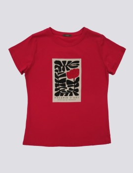 T-SHIRT APPEL JCOP1 ROSSO