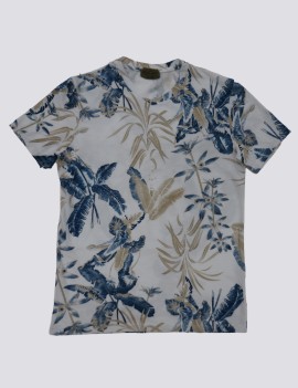 T-SHIRT ARMAN JCOF BIANCO BLU