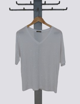T-SHIRT V QUIBS JCOSW BIANCA