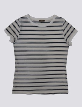 T-SHIRT BELOW JCOR BLU