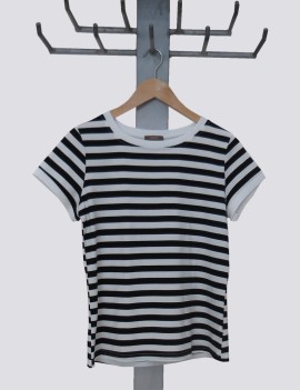 T-SHIRT BELOW JCOR NERO